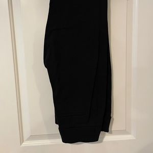 Mid Rise Black Stretchy Dress Pants